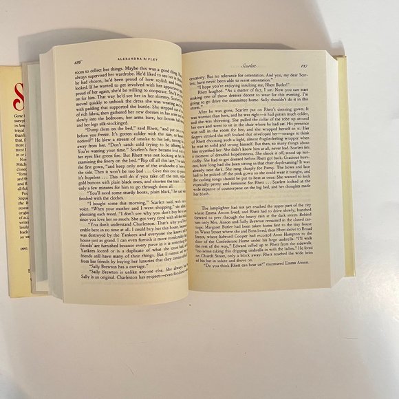 Vintage 1991 "Scarlett" Gone with the Wind- Hardcover- not used - Picture 12 of 14